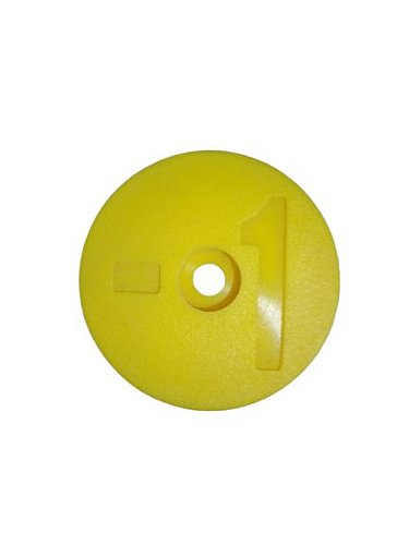 Número para Disco de Identificação de Tanque - Amarelo
