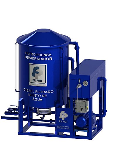 Filtro Prensa Desidratador FP 9000W - Filtragem Óleo Diesel